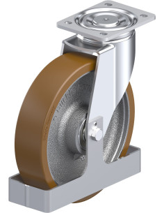 LH-GB 250K-FS poliuretano pasukamas ratukas 250 mm