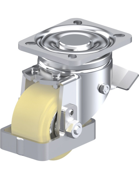 LH-GSPO 80K-ST-FS sintetinis pasukamas ratukas su stabdžiais