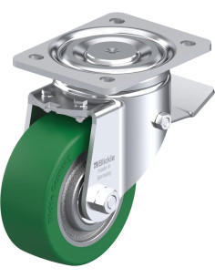 LH-GST 127K-ST poliuretano ratukas su stabdžiais