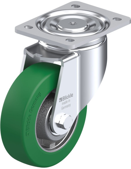 LH-GST 150K poliuretano pasukamas ratukas 150 mm