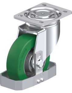 LH-GST 150K-FS poliuretano pasukamas ratukas 150 mm