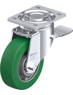 LH-GST 150K-ST poliuretano ratukas su stabdžiais