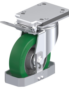 LH-GST 160K-IS-FS poliuretano pasukamas ratukas su