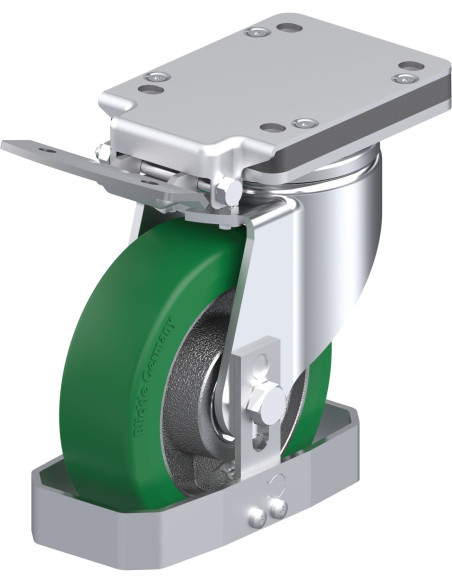 LH-GST 160K-IS-FS poliuretano pasukamas ratukas su