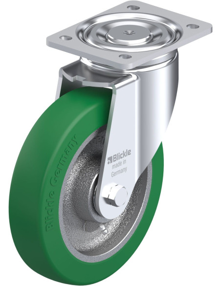 LH-GST 200K poliuretano pasukamas ratukas 200 mm