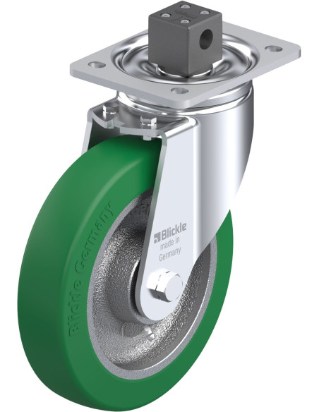 LH-GST 200K-CS13 poliuretano ratukas su stabdžiais