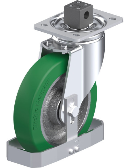 LH-GST 200K-CS13-FS poliuretano ratukas su stabdžiais