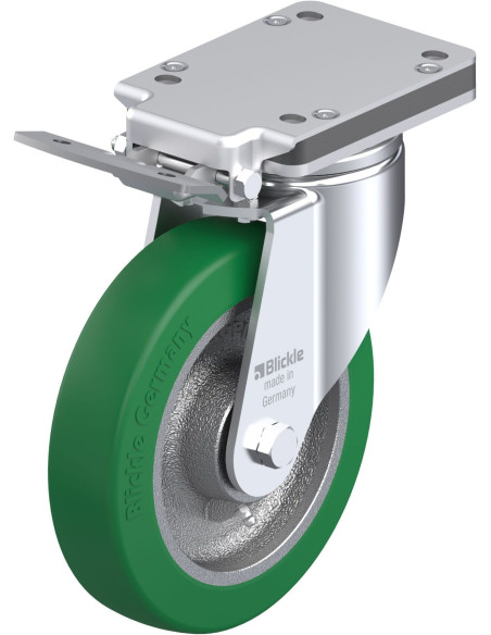 LH-GST 200K-IS poliuretano ratukas su stabdžiais