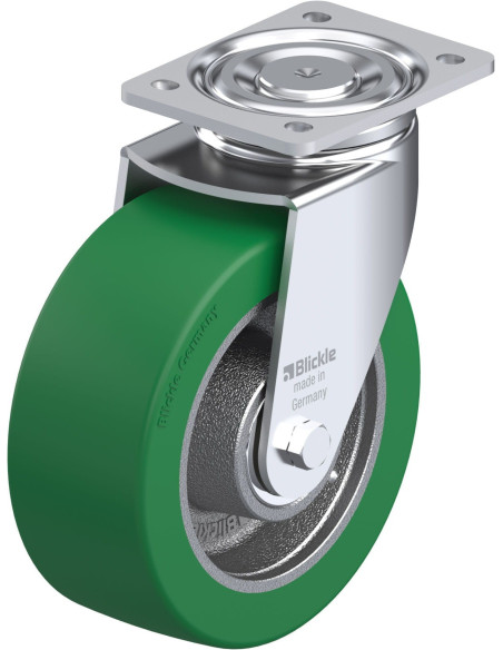 LH-GST 202K poliuretano pasukamas ratukas 200 mm