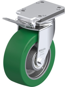 LH-GST 202K-IS poliuretano ratukas su stabdžiais