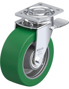 LH-GST 202K-ST poliuretano ratukas su stabdžiais