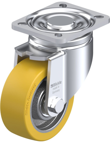 LH-GTH 100K-1 poliuretano pasukamas ratukas 100 mm