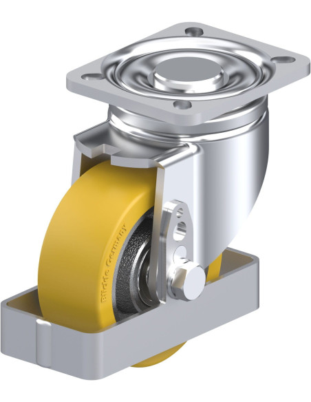 LH-GTH 100K-1-FS poliuretano pasukamas ratukas 100 mm