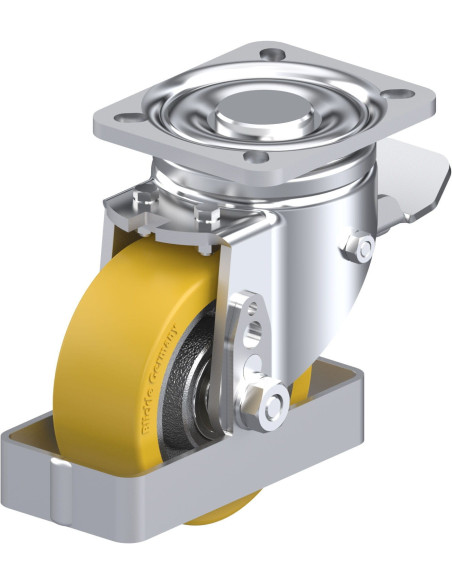 LH-GTH 100K-1-ST-FS poliuretano pasukamas ratukas su