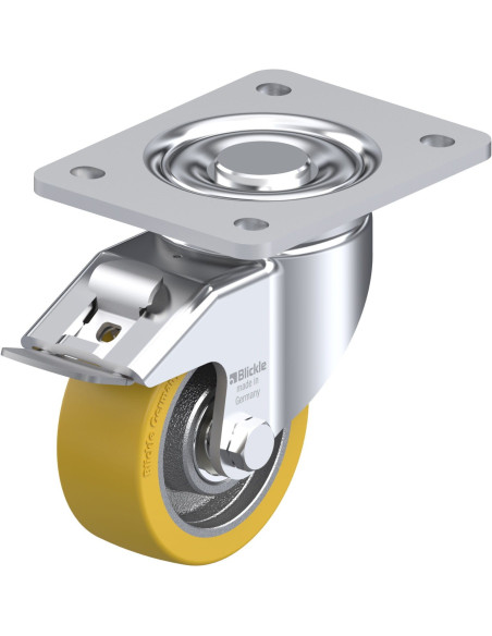 LH-GTH 100K-3-FI poliuretano ratukas su stabdžiais