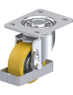 LH-GTH 100K-3-FS poliuretano pasukamas ratukas 100 mm