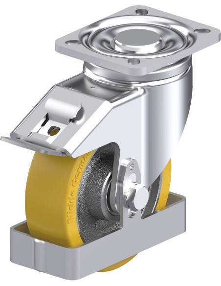 LH-GTH 125K-1-FI-FS poliuretano pasukamas ratukas su