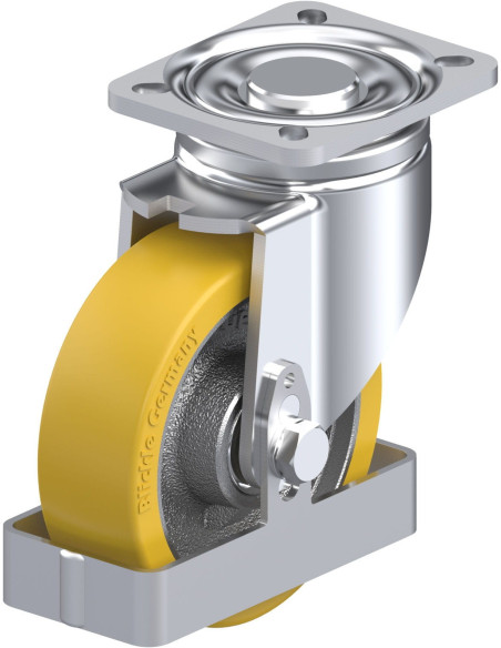 LH-GTH 125K-1-FS poliuretano pasukamas ratukas 125 mm