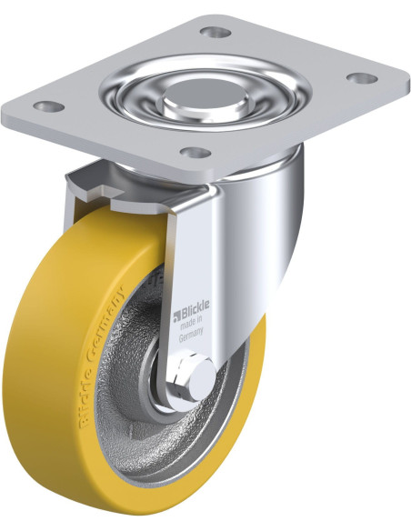 LH-GTH 125K-3 poliuretano pasukamas ratukas 125 mm