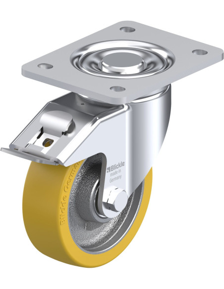 LH-GTH 125K-3-FI poliuretano ratukas su stabdžiais