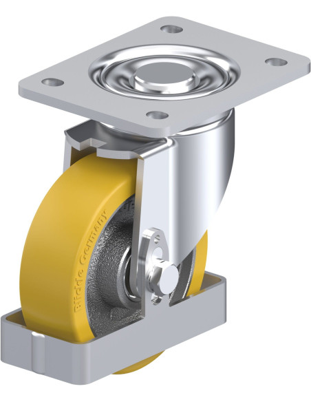 LH-GTH 125K-3-FS poliuretano pasukamas ratukas 125 mm