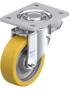 LH-GTH 125K-3-ST poliuretano ratukas su stabdžiais