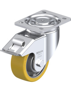 LH-GTH 127K-FI poliuretano ratukas su stabdžiais