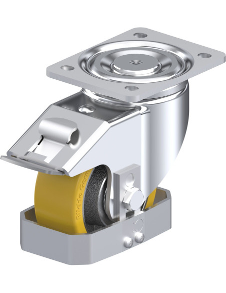 LH-GTH 127K-FI-FS poliuretano pasukamas ratukas su