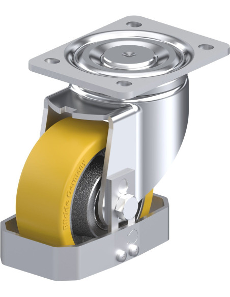 LH-GTH 127K-FS poliuretano pasukamas ratukas 125 mm