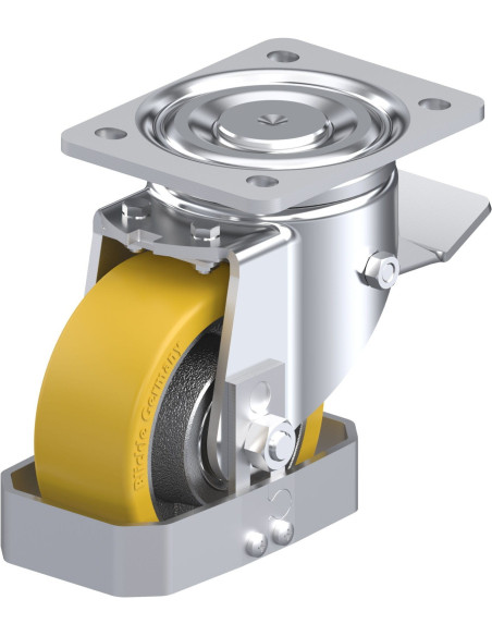 LH-GTH 127K-ST-FS poliuretano pasukamas ratukas su