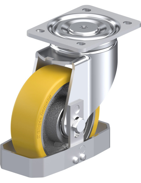 LH-GTH 150K-FS poliuretano pasukamas ratukas 150 mm