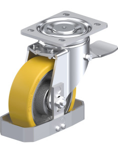 LH-GTH 150K-ST-FS poliuretano ratukas su stabdžiais