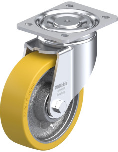 LH-GTH 160K poliuretano pasukamas ratukas 160 mm