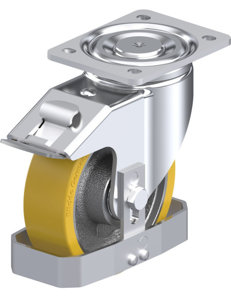 LH-GTH 160K-FI-FS poliuretano pasukamas ratukas su