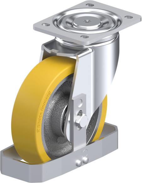 LH-GTH 175K-FS poliuretano pasukamas ratukas 175 mm