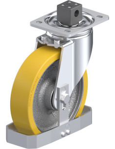 LH-GTH 200K-CS13-FS poliuretano ratukas su stabdžiais