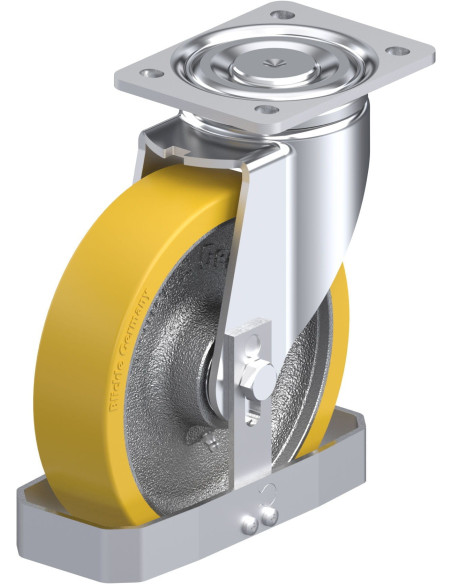 LH-GTH 200K-FS poliuretano pasukamas ratukas 200 mm