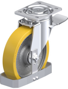 LH-GTH 200K-ST-FS poliuretano ratukas su stabdžiais