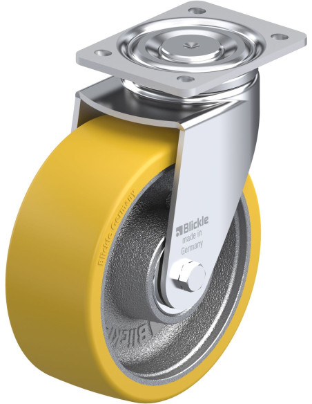 LH-GTH 202K poliuretano pasukamas ratukas 200 mm