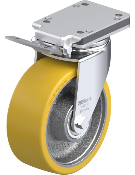 LH-GTH 202K-IS poliuretano ratukas su stabdžiais