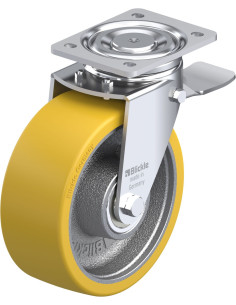 LH-GTH 202K-ST poliuretano ratukas su stabdžiais