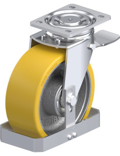 LH-GTH 202K-ST-FS poliuretano ratukas su stabdžiais