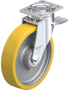 LH-GTH 250K-ST poliuretano ratukas su stabdžiais