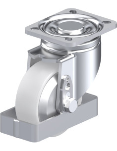 LH-PO 100G-1-FA-FS sintetinis pasukamas ratukas 100 mm