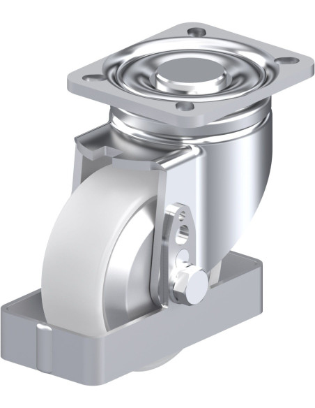LH-PO 100G-1-FA-FS sintetinis pasukamas ratukas 100 mm
