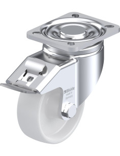 LH-PO 100G-1-FI Sintetinis pasukamas ratukas su stabdžiais