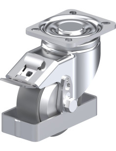 LH-PO 100G-1-FI-ELS-FA-FS antistatinis ratukas su stabdžiais