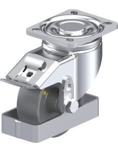 LH-PO 100G-1-FI-ELS-FS antistatinis ratukas su stabdžiais