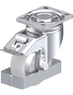 LH-PO 100G-1-FI-FA-FS pasukamas ratukas su stabdžiais