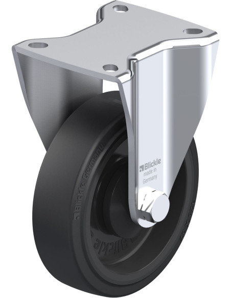 BH-POEV 125K-1 fiksuotas ratukas su guma